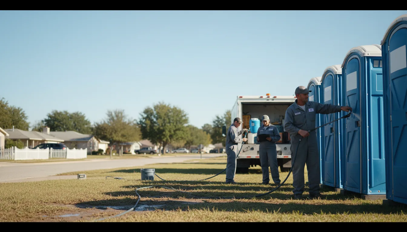 Long-Term Portable Toilet Rental in Claire City, SD near me